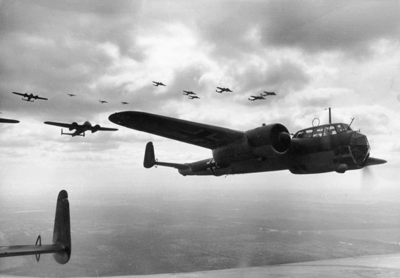 Do 17Z-2 in volo sulla Francia, estate 1940