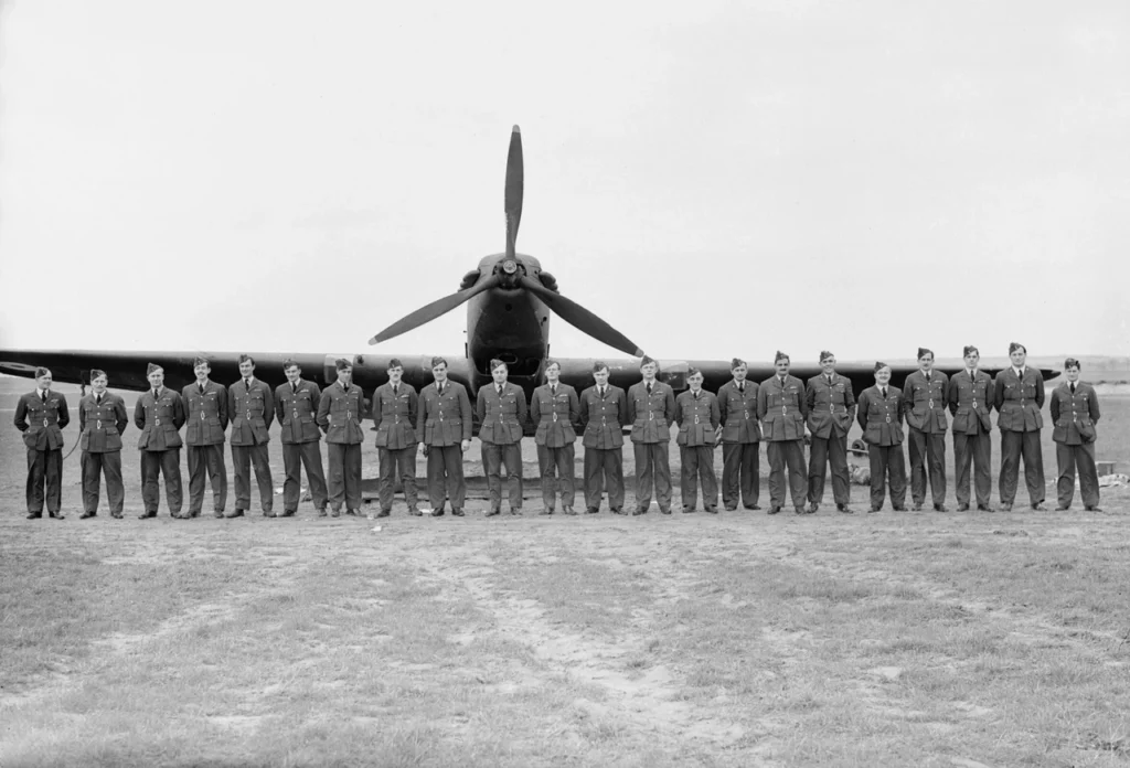 Foto di gruppo con Fairey Battle