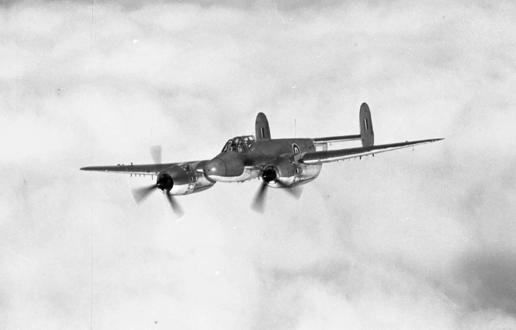 Un Bristol Brigand TF. Mk.1 in volo