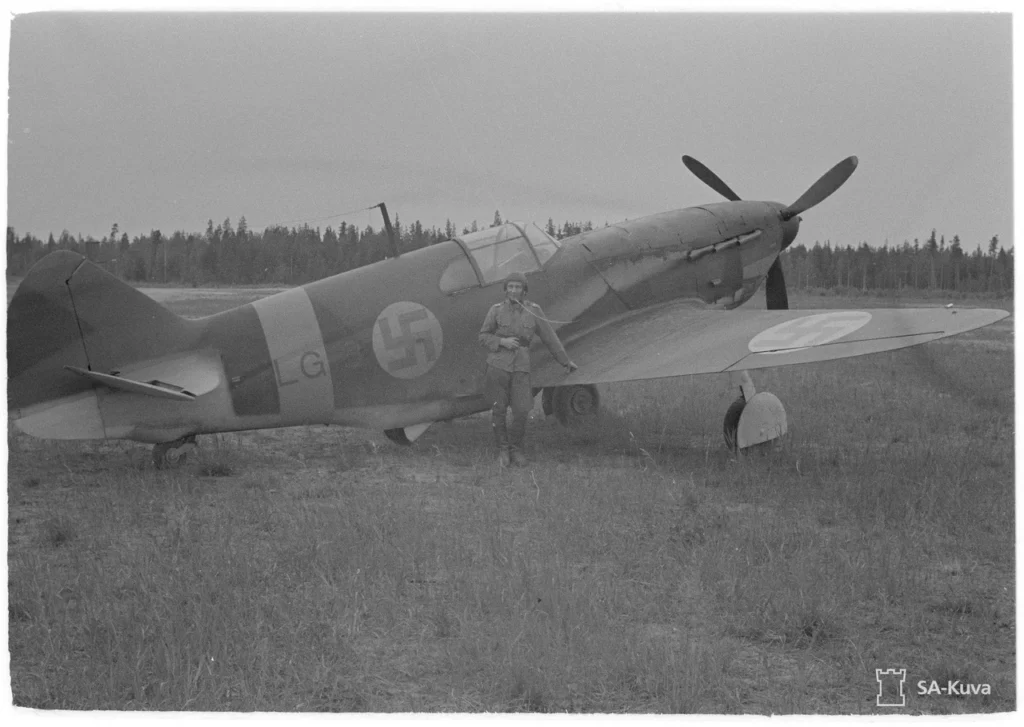 Lavotškin LaGG-3 con insegne finlandesi