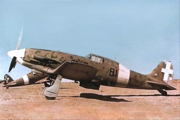 Il caccia della Regia Aeronautica Macchi M.C.202 Folgore