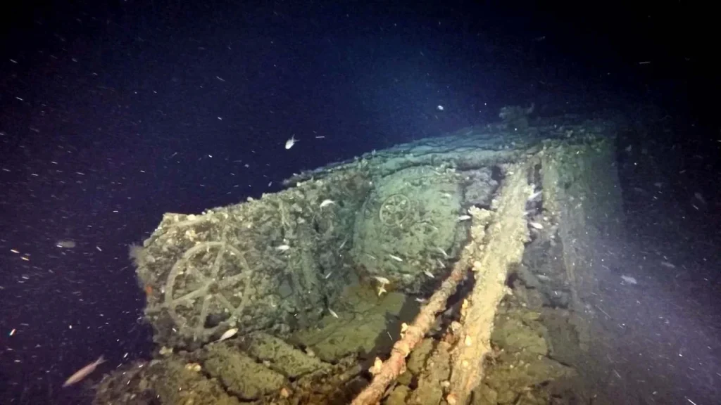 HMS Trooper, courtesy of diver and researcher Kostas Thoctaridis